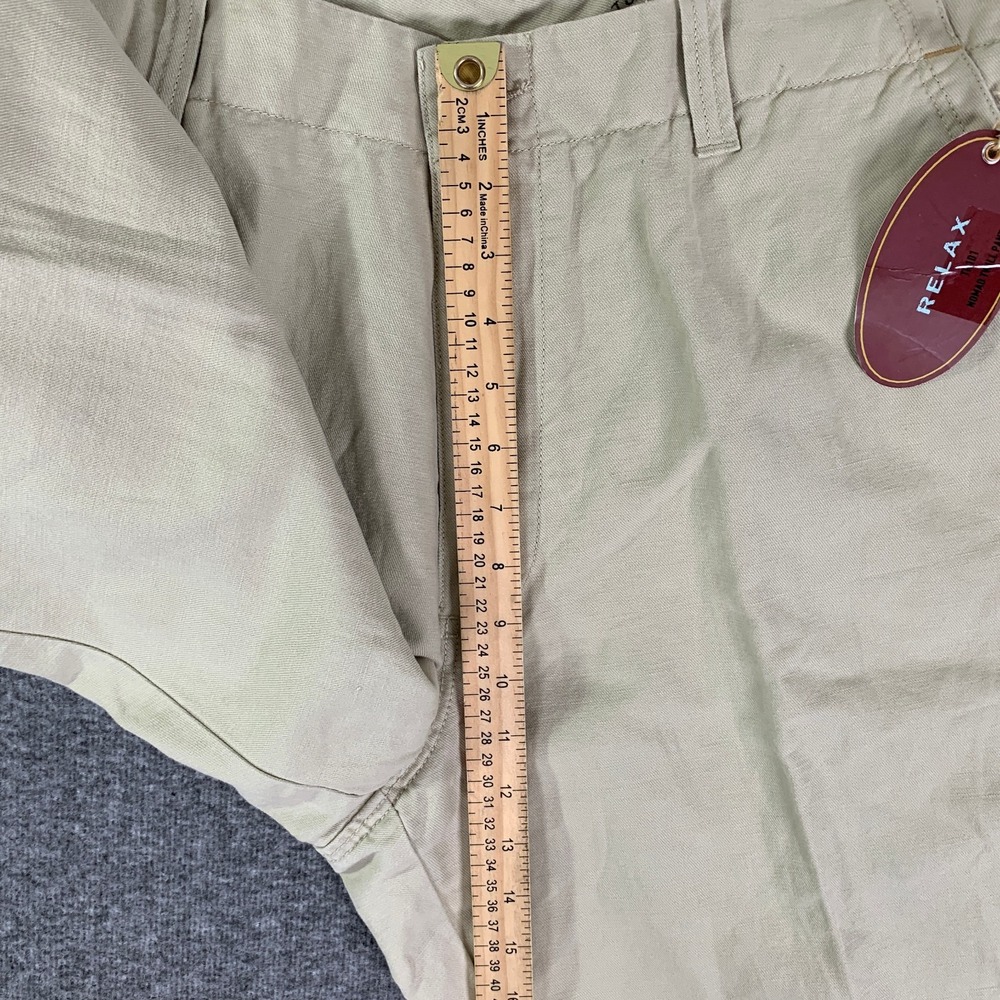 Tommy Bahama Pants Men 38x33 Beige Linen Relax Nomad Twill Trousers Casual NEW - Picture 8 of 12